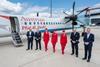 Austrian Airlines Dash 8 last flight